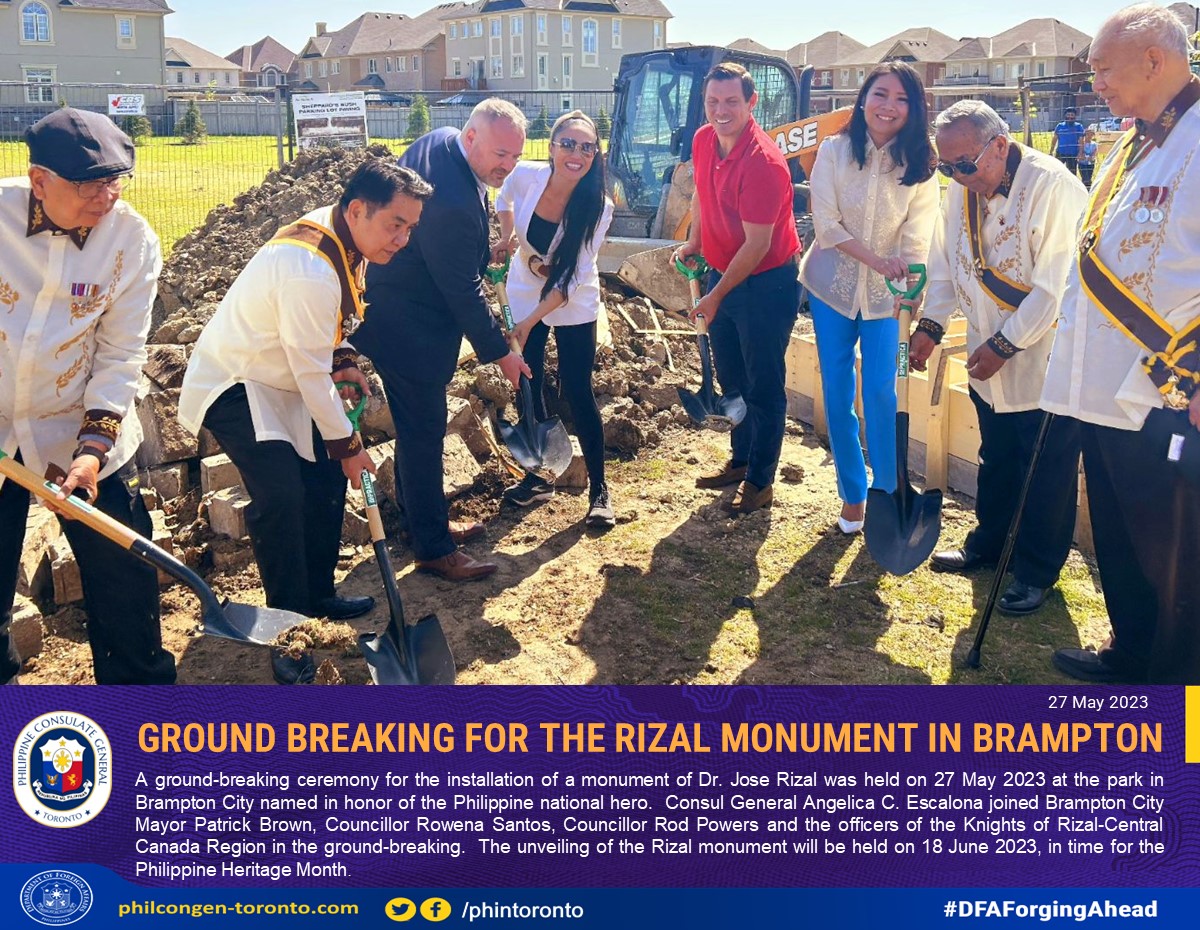 Ground Breaking in Brampton.27 May 2023